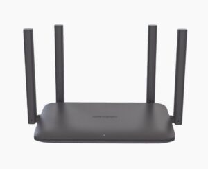 Router Inalambrico Hikvision, 4 Antenas, 2.4 / 5GHz, 4xLAN, 1xWAN 1000 Mbps, WIFI 6, Negro