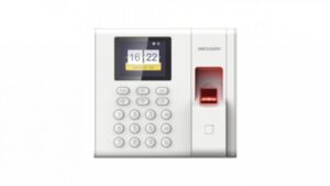 Control de Acceso Hikvision Lector de huella, 1000 usuarios, Lector de tarjeta, Pantalla 2.4 pulgadas, Blanco