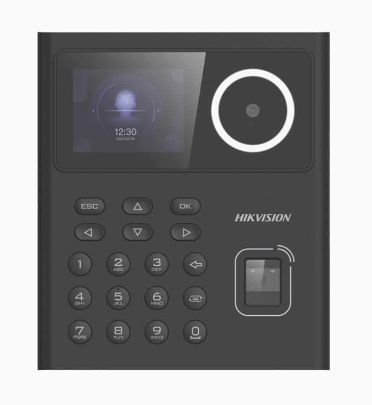 Control de Acceso y asistencia Hikvision, WiFi, 1000 Huella y tarjetas, 500 rostros, Bateria de Respaldo