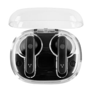 Audifonos Vorago Sport BT EAUBUDS 401, microfono, Inalambricos, pila integrada, Color Negro