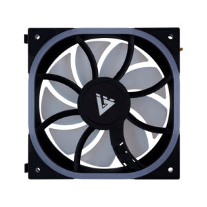 Ventilador Game Factor FG500, 12cm, 1900 RPM Max, RGB, Color Negro