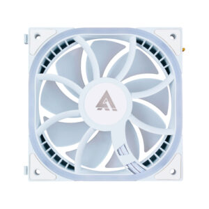 Ventilador Game Factor FG500, 12 cm, 1900 RPM Max, RGB, Color Blanco