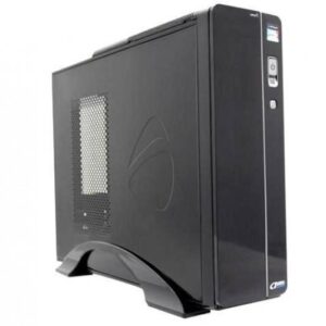 Gabinete Acteck Bern Ultra Slim, Mini-Tower, Mini-ATX, Fuente 500 Watts, Lector de tarjetas, Negro