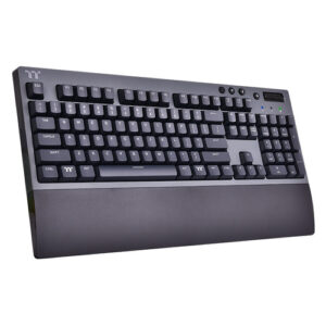 Teclado Gamer Inalambrico Thermaltake W1, Bluetooth 2.4 GHz, USB Tipo C, Switch Red