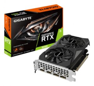 Tarjeta de Video GIGABYTE NVIDIA GeForce RTX 3050 WINDFORCE OC V2, 6GB, 96Bit, GDDR6, PCI Express 4.0