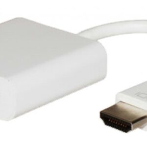 Cable Convertidor Xcase De Hdmi A Vga Con Conexion De Audio 3.5MM Negro
