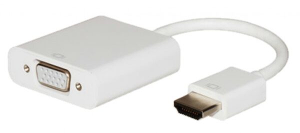 Cable Convertidor Xcase De Hdmi A Vga Con Conexion De Audio 3.5MM Negro