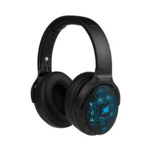 Diadema Inalambrica Vorago HPB-401-LED, plegables, BT 5.3, bateria 500 mAh, USB Tipo C, luz LED
