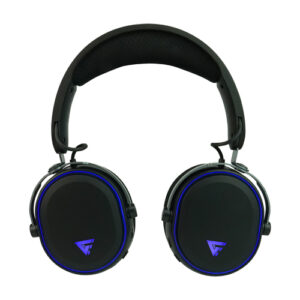Diadema Game Factor HSB600 Gaming Inalambrica RGB Triple Conectividad Microfono Removible Surround 7.1 Color Negro