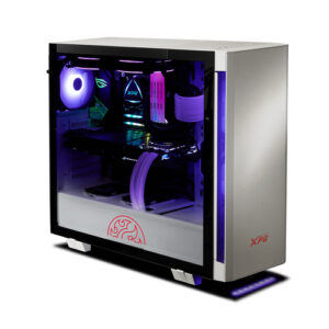 Gabinete Gaming XPG INVADER, 2 ventiladoes 120mm, Ventana de Cristal, filtros de polvo magneticos, blanco