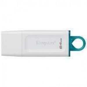 Memoria USB Kingston 64GB DataTraveler Exodia Color Blanco/Azul
