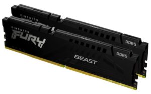 Memoria Kingston FURY Beast, 32GB, DDR5, 2X16GB 5600MHz, CL40, DIMM, Negro