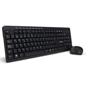 Kit De Teclado y Mouse Inalambricos Vorago KM-304, Teclado Multimedia, Mouse Optico 1600 DP