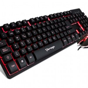 kit Gamer Teclado y Mouse Vorago SG 500, Usb, Anti-Ghosting, Retroiluminado 4 Colores, Usb 2.0