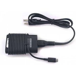 Cargador Original Para Laptop Dell, 45W, USB Tipo C, 100V-240V, Negro