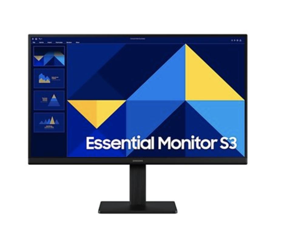 Monitor SAMSUNG S24D300GAL 24″, Full HD, 100Hz, IPS, HDMI/VGA, Negro