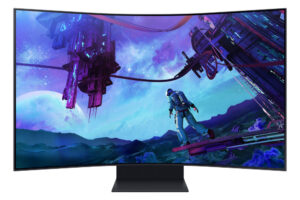 Monitor Gamer Curvo Samsung Odyssey Ark, LED, 55 Pulg, 3840x2160 4K Ultra HD, FreeSync, 165Hz, 3xHDMI, 1xDP, Negro