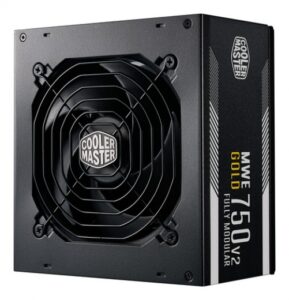 Fuente de Poder Cooler Master MWE 750 V2 3.0, 750w 80 Plus Gold, Full Modular, Negro