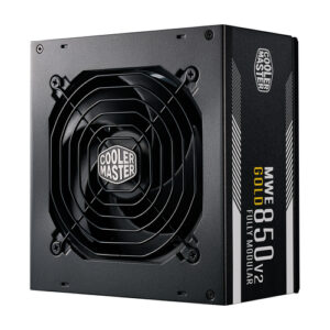 Fuente de Poder Cooler Master MWE 850 v2, 850w, 80Plus Gold, Full Modular, Atx 3.0, Negro
