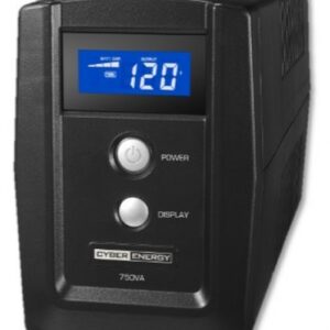 No break CyberPower 420W, 750VA, LCD, 30 min de respaldo, 6 contactos
