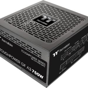 Fuente de Poder Thermaltake Toughpower GF A3, 750W 80 Plus Gold, Full Modular, ATX 3.0, Negro