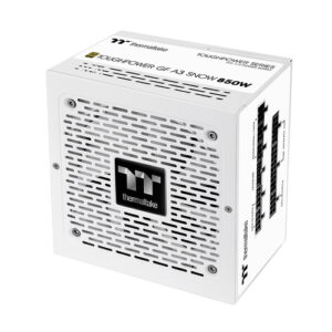 Fuente de Poder Thermaltake Toughpower GF A3 Snow, 850W 80 Plus Gold, Full Modular, ATX 3.0, Blanco