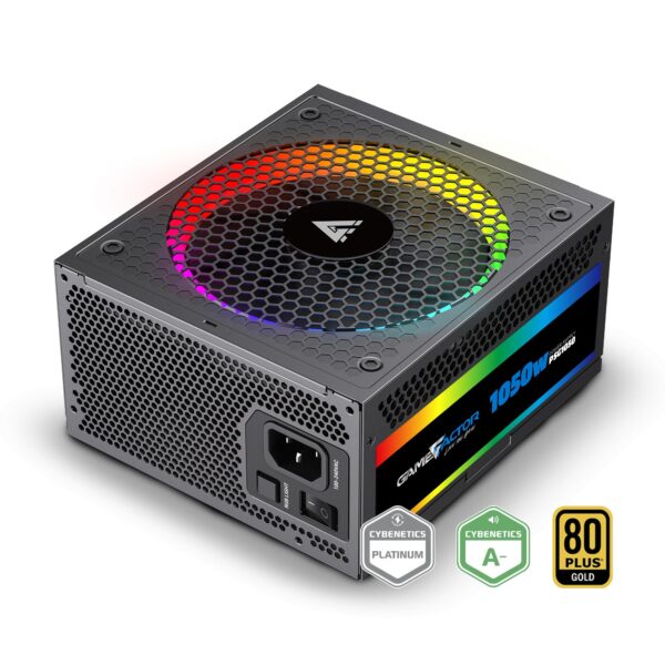 Fuente de Poder Modular Game Factor ATX 3.0 PSG1050 1050W, RGB, 80 Plus Gold, PCIe 5.0 - Image 2