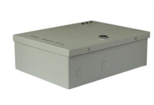 Fuente de Poder Saxxon de 12 vcd, 10 Amperes, 9 camaras, 1.1A por Canal, Compatible con Bateria de Respaldo