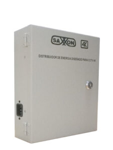 Fuente de Poder Profesional SAXXON de 11 a 15 vcd, 20 Amperes, 16 canales, Hasta 4k, 1.25 Amperes por Canal