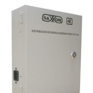 Fuente de Poder Profesional SAXXON de 11 a 15 vcd, 20 Amperes, 16 canales, Hasta 4k, 1.25 Amperes por Canal