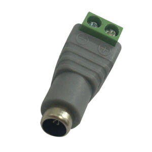 Paquete Con 10 Adaptador de corriente Tipo hembra Saxxon PSUBR13H, color gris/verde