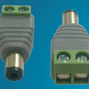 Paquete Con 10 Adaptador de corriente Tipo hembra Saxxon PSUBR13H, color gris/verde