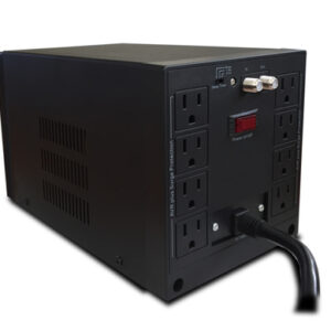 Regulador CDP R-AVR3008 3000VA, 1500W, 8 contactos, Negro/Gris