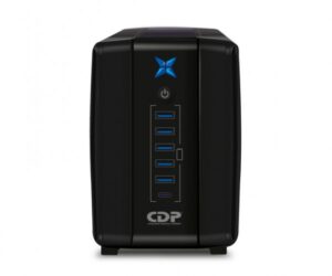 No Break CDP R-UPR1008 1000VA, 500W, 8 contactos, Supresor de picos, Negro