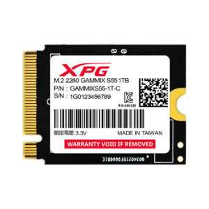 SSD ADATA GAMMIX S55, 1TB, M.2, PCI Express 4.0 Lectura 5000 MB/s, Escritura 3700 MB/s