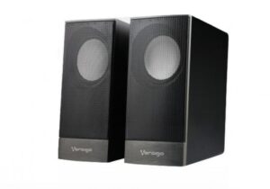 Bocinas estereo Vorago SPK-106, Alimentacion Usb, Plug 3.5mm, Control De Volumen, Negro
