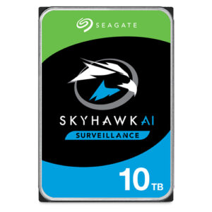 Disco Duro Seagate 10TB, para Videovigilancia SkyHawk AI, 6 Gbit/s, 3.5", SATA III, 7200RPM, 256MB Cache