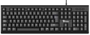 Kit Teclado y Mouse Stylos STPKTM4B, USB, Color Negro