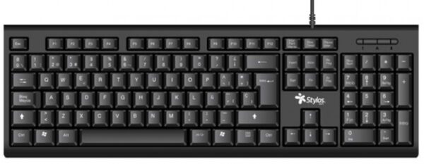 Kit Teclado y Mouse Stylos STPKTM4B, USB, Color Negro - Image 3