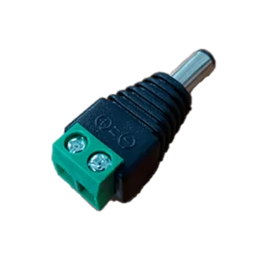 Paquete con 10 Piezas de Adaptador de Corriente SAXXON para Camaras DC Macho
