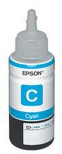 BOTELLA DE TINTA EPSON CYAN T664220 70 ML original