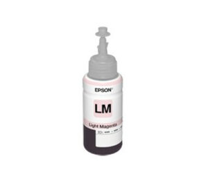 BOTELLA DE TINTA EPSON MAGENTA CLARO PARA L800 T673620 70ML original