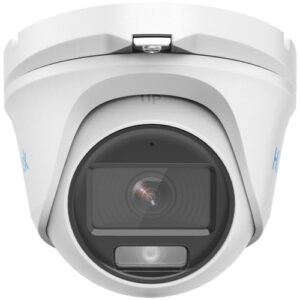 Camara Hilook CCTV, Domo, 2MP, ColorVu, IR 20m, IP66, Microfono, Metalica