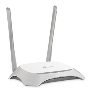 Router TP-Link TL-WR840N 2 Antenas 5dBi, 2.4 GHz, 4 Puertos, 300 Mbit/s, Blanco/Gris