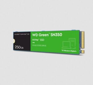 SSD Western Digital Green SN350 250GB, M.2, PCI Express 3.0 Lectura 2400 MB/s, Escritura 3500 MB/s