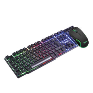Kit Teclado y Mouse Gamer Xzeal XST-201, USB, Rainbow, Anti Ghosting, Mouse 6 Botones 3200DPI