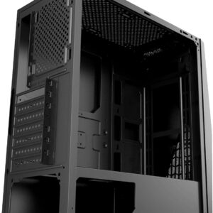 Gabinete Gamer Xzeal XZ120 Torre ATX, panel Lateral Vidrio Templado, 3 Vent.120mm RGB, Sin fuente, Negro