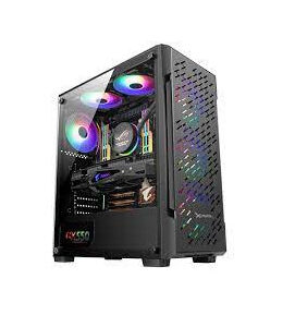 Gabinete Xzeal XZ135, Ventana Templada, 3x Ventiladores RGB, ATX, Media Torre, Sin Fuente, Negro