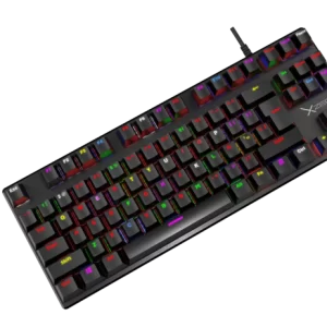 Teclado Gamer XZEAL XZ1020 Mecanico, USB, RGB, Switch Red, Negro