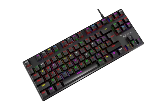 Teclado Gamer XZEAL XZ1020 Mecanico, USB, RGB, Switch Red, Negro